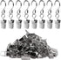 Teenitor 60pcs Party Light Hanger, Gutter Hangers for Lights, Curtain Clips Hanging Clamp Hooks Hanger Clips for Curtain Photos String Party Light...