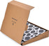 Cute Decorative Mini 3 Ring Binder for 5.5" x 8.5" Paper with 5-Tab Dividers, and File Folder Labels. 1 Inch Cow Print Mini Binder for Cute School...
