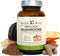 Herbal Roots Organic 8 Mushroom Blend Supplement Capsules - 100% Fruiting Body Extracts - Wellness and Immunity - 60 Vegan Capsules...