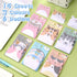 Cute Sticky Notes, 6 Pack 270 Sheets Kawaii Cartoon Animal Sticky Notes, Mini Cartoon Notes Animals Shape Markers Flags Self-Stick Memo Pads for S...
