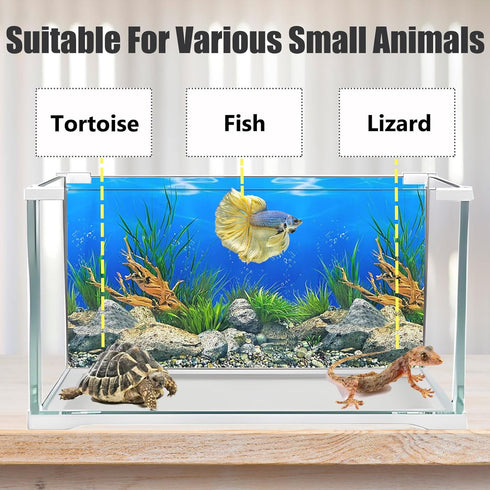 Aquarium Background Poster Water Plants 3D Coral Fish Tank Background Picture Double Sides Fish Tank Stickers 10 20 Gallon Tank 16"x 33"...