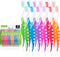 Extra Firm Toothbrush Set for Adults or Smokers Travel Toothbrush Kit, Hard Multicolor Denture Brush, Large Head, Manual Travel Toothbrush Hard Br...