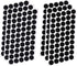 Mini Skater 3/4 Inch/20mm Diameter Sticky Back Hook Self Adhesive Dots Loop Tapes Nylon Sticker Fastener for School Office Home,300Pcs/150Pairs,Bl...