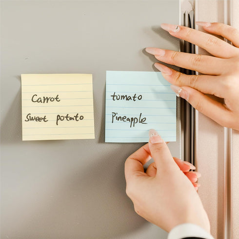 Mr. Pen- Lined Sticky Notes 3x3, 6 Pads, 45 Sheet/Pads, Pastel Colors, Sticky Notes with Lines, Sticky Note Pads, Sticky Pads, Sticky Notes Lined,...
