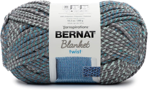 BERNAT BLANKET TWIST, HIGH TIDE...