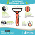 Raw Paws Undercoat Rake & Dematting Tool, 1 ct - 2-Side Undercoat Rake for Dogs & Cats - Dog Rake Brush for Shedding - Dematting Tool for Dogs - C...