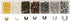 Mandala Crafts 4mm 3mm Crimp Covers Beads for Crimping Beads Knot Covers Jewelry Making DIY Kit - 700 Gold Brass Silver Crimp Caps Open Crimp Bead...