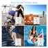 Joyo roy 3Pcs Wet Dry Bag Baby Wet Bags for Pump Parts, Cloth Diapers, Wet Suits, Swimsuits, Travel Dirty Clothes, Waterproof Pouches for Organiza...
