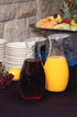 Carlisle FoodService Products 7090007 Cascata Carafe Juice Jar Beverage Decanter Only, Plastic, .25 L, Clear, 1 Count (Pack of 1)...