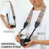 Padwa Lifestyle Camera Strap - 2" Retro Jacquard Embroidery Camera Straps Adjustable,Wide Camera Neck/Shoulder Strap with Genuine Leather Head for...