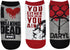 The Walking Dead Lowcut Socks - Negan, Daryl Dixon AMC - Fits Ladies Shoe Size: 4-10...