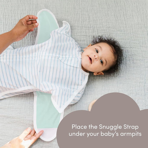 SleepingBaby Zipadee-Zip Snuggle Strap - Wearable Blanket Accessory for Transition Swaddle - One Size, Mint...
