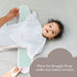 SleepingBaby Zipadee-Zip Snuggle Strap - Wearable Blanket Accessory for Transition Swaddle - One Size, Mint...