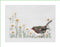 Thea Gouverneur - Counted Cross Stitch Kit - Summer Robin Bird - Aida - 16 count - Embroidery Kit for Adults - DMC Embroidery Threads and other Cr...