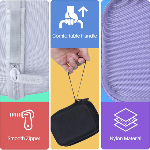 Hard Case Compatible with JBL Go 4 GO3 Portable Bluetooth Speaker (Red Case)...