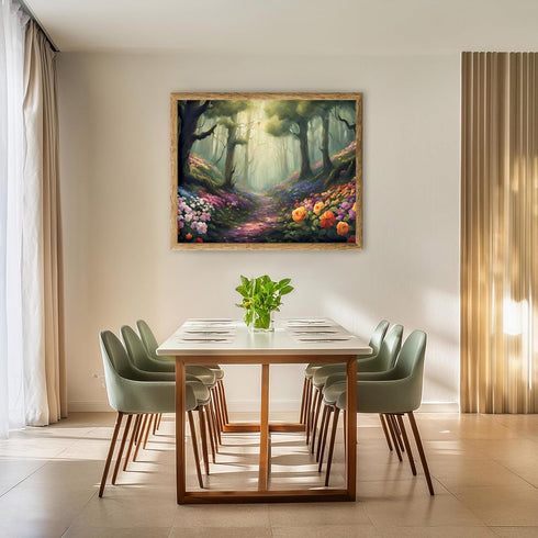 Posterizer 1 pcs- beautiful jungle trees scenary landscape 8-Landscape & Nature Art-Floral Botanical Art- Decor for Home & Office- unframed wall a...