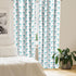 Ambesonne Sea Animals Window Curtains, Aqua Watercolor Art Dolphin Ocean Playful Marine Underwater Theme, Lightweight Decor 2-Panel Set with Rod P...