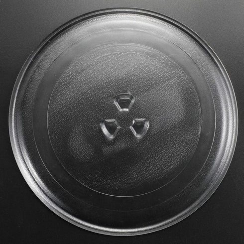 Y Type Coupled 9.6"/24.5 cm Glass Microwave Turntable Plate Compatible for Small Microwave...