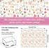 JarThenaAMCS 12 Sheets Wildflower Wrapping Paper -Not Roll- Watercolor Floral Gift Wrap Paper Bulk Folded Flat Flower Art Paper for Wedding Bridal...