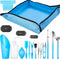 Succulent Tools,19 Pcs Mini Garden Tools Set,Transplanting Tools Miniature Succulent Hand Tools Set with Plant Potting Tarp Mat, Succulent Kit for...