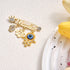SANDOO AYATUL KURSI Allah Pin - Turkish Evil Eye Pin,Crown Hand Protection Blessing Brooch Amulet with Rhinestone, Muslim Gifts Islamic Jewelry fo...