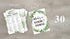 Bridal Shower Game Cards, Tropical Jungle Theme Engagement Party Cards for Wedding, Set of 30 Cards(Leaf011)...