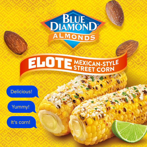 Blue Diamond Almonds, BOLD Elote Mexican Street Corn Flavored Snack Nuts, 6 Ounce Can...