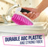 Scrub Brush Set of 3pcs - Cleaning Shower Scrubber with Ergonomic Handle and Durable Bristles - Grout Cleaner Brush - Scrub Brushes for Cleaning B...