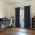 Sun Zero Easton Energy Saving Blackout Grommet Curtain Panel, 40" x 63", Navy Blue...