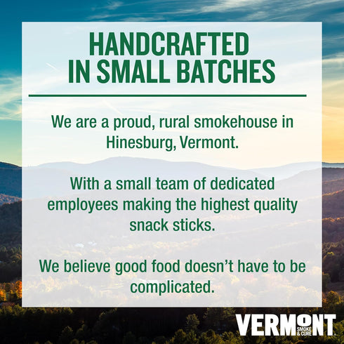 Vermont Smoke & Cure - Uncured Summer Sausage - No Antibiotics or Added Hormones, Perfect for Charcuterie Board - 6oz...