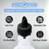 The Pure Pour Liquor Bottle Pourers - Leak-Proof Pour Spouts with Dust Caps – Fits Most Alcohol, Syrup, Olive Oil & Vinegar Bottles – Dishwasher S...