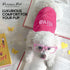 Parisian Pet Dog T-Shirt with Embroidered ' Diva ' - Breathable Pink Dog Clothes - Sleeveless Pet Vest - Machine Washable Pink Dog Shirt for Large...