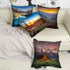 Tucocoo Landscape Throw Pillow Covers 18x18 inches Set of 4, Mountain Nature Scenery Decorative Cushion Cases Arizona Desert Saguaro Modern Decor ...