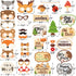 35 PCS Woodland Animal Photo Booth Props Wild One Camping Forest Theme Party Favors Decorations for Woodland Creatures Baby Shower Birthday Party ...