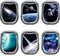 Blulu 6 Pieces 3D Space Capsule Window Wall Decor Outer Space Window Wall Decals Poster Spacecraft Astronaut Mural Galaxy Wallpaper Stickers for K...