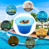 50 Pack Pool Skimmer Socks,Blue Pool Filter Socks for Skimmer Basket for Above Ground and Inground Pool Fine Mesh Screen Pool Skimmer Scum Socks S...