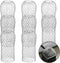 Gutter Guard 8 Pack, Gutter Downspout Guard 3.5 Inch Adjustable Aluminum Leaf Filter Strainer Gutter Guards Mesh Preventing Blockage Leaves Debris...