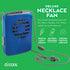 O2COOL FN02001 Necklace Fan, Blue (Pack of 2)...