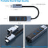 BENFEI 2-in-1 USB-C USB 3.0 to Gigabit Ethernet Adapter, 3-Port USB 3.0 Hub with RJ45 Compatible with MacBook Pro/Air 2023, iPad Pro, iMac, S23, X...