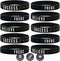 Inkstone - 10-Pack - Success, Focus, Believe Motivational Silicone Rubber Wristbands Bulk Pack in Unisex Adult Size for Teens Men Women - Wholesal...