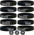 Inkstone - 10-Pack - Success, Focus, Believe Motivational Silicone Rubber Wristbands Bulk Pack in Unisex Adult Size for Teens Men Women - Wholesal...