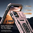 MERRO for iPhone 11 Case with Screen Protector,Sliding Camera Cover,Military-Grade Cover with Magnetic Stand Phone Case 6.1" Rose Gold...