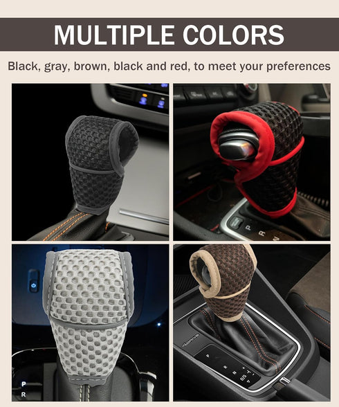 Universal Gear Shift Cover,Shift Knob Cover,Interior Car Accessories Car Gear Shift Cover,Automotive Manual Stick Shifting Handle Gear Shift Knob ...