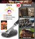 TNTOR Grill Brush with Scraper, 18" Adjustable Handle with Bottle Opener BBQ Grill Brush for Outdoor Grill/Smoker/Gas and Charcoal Grill Cleaning...