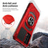 Customerfirst Compatible for Cricket Outlast Case, Att Jetmore Case with Tempered Glass Screen Protector,Ring Kickstand,Military Grade Heavy Duty ...