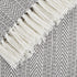 DII Herringbone Striped Collection Cotton Throw Blanket, 50x60, Gray...