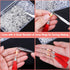 Thrilez 600Pcs Earring Making Kit with Hypoallergenic Hooks, Jump Rings, & Rubber Backs (Silver)...