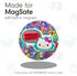 Sonix Magnetic Phone Grip, Removable Silicone Ring Loop Holder | Compatible with MagSafe | Hello Kitty Stickers...