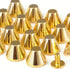 YORANYO 30 Sets 5/16" Height Spikes and Studs 8MM Handbag Feet Gold Color Barrel Spikes Screw Back Punk Studs and Spikes Kit for Clothing Shoes Le...