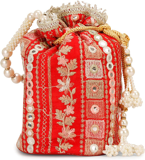 Indian Ethnic Women Potli Bags For Wedding & Party Function...